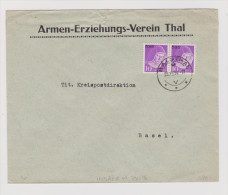 Heimat SO Balsthal 1934-12-28 Brief Portofreiheit Gr#535 Armen-Erziehungs-Verein - Franchise