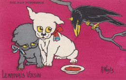 Illustrateur WUYTS A., Chie, Chat Corbeau, Le Mauvais Voisin,  Editeur Picot 110 - Wuyts