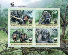 Central African Republic. 2012 Chimpanzee. (201a) - Chimpancés