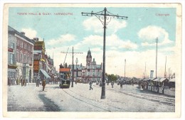 Town Hall & Quay, Yarmouth Colour Postcard By G D & D - Unused C1910 - Great Yarmouth