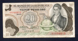 COLOMBIA 20 Pesos 1975 - BB - Colombie