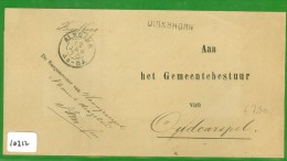 GESCHREVEN BRIEF Uit 1875 Van BURG. HARINGCARSPEL Via ALKMAAR En LANGSTEMPEL DIRKSHOORN Naar OUDCARSPEL  (10.212) - Covers & Documents