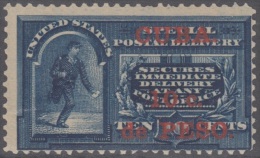 1899-115 CUBA US OCCUPATION. 1899. Ed.29. 10c MENSAJERO AZUL SIN GOMA. - Nuevos