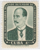 1957-151 CUBA. REPUBLICA. 1957. Ed.681. MARTIN MORUA DELGADO CONGRESISTA NEGRO MNH. - Ungebraucht