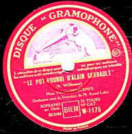 78 Trs 30 Cm - état TB - Yvonne PRINTEMPS -  LE POT - POURRI  D'ALAIN GERBAULT - - 78 T - Disques Pour Gramophone