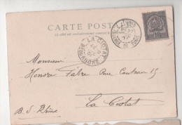 TUNISIE  TUNIS REGENCE DE TUNIS CP PUITS ARABE - Storia Postale