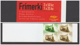 O) 1999 ICELAND, TRAIN - LOCOMOTIVE, BOOKLET MNH - Booklets