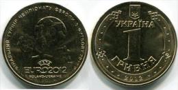 Ukraine 1 Gryvn 2012 Euro 2012 Unc - Ukraine