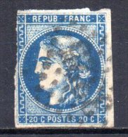 5/ France  : N° 46 B Bordeaux Oblitéré  , Cote : 25,00 € , Disperse Belle Collection ! - 1870 Ausgabe Bordeaux