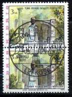 Turkish Cyprus 1975 - Mi. 10 O [pair], Lala Mustafa Pasa Mosque, Gazi Magusa | City View | Tourism - Used Stamps