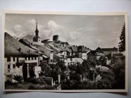 Carte Postale La Roche Sur Foron Vieux Quartiers Le Clocher Et La Tour,Au Fond Le Mole (non Circulée) - La Roche-sur-Foron