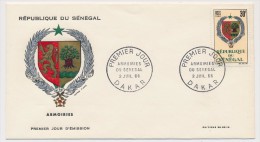 SENEGAL => FDC - 30F Armoiries Du Sénégal - 1966 - Dakar - Sénégal (1960-...)