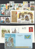 ESPAGNE SPANIEN ESPAÑA SPAIN 1993 FULL YEAR AÑO COMPLETO STAMPS, SHEET CARNETS & FDC SELLOS, HB, CARNÉS Y FDC MNH - Années Complètes