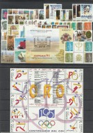 ESPAGNE SPANIEN ESPAÑA SPAIN 1994 FULL YEAR AÑO COMPLETO STAMPS AND SHEET - SELLOS Y HOJAS BLOQUE MNH - Annate Complete