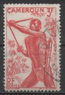 CAMEROUN 1946 Bowman - 3f. - Red FU - Usati