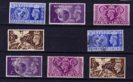 GB KGVI 1948 Olympic Games, Full Set LMM And FU (4131) - Sin Clasificación