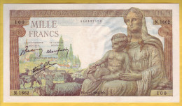 BILLET FRANCAIS - 1000 Francs Déesse Déméter 5.11.1942 NEUF - 1 000 F 1942-1943 ''Déesse Déméter''