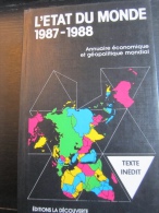 L'état Du Monde 1987/1988  (La Découverte) - Giochi Di Società