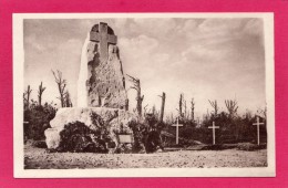 55 Bois Des CAURES, Monument élevé à La Mémoire Du Colonel Driant Et à Ses Chasseurs, G. Calvet, Sculpteur,  (Photo-Verd - Monuments Aux Morts