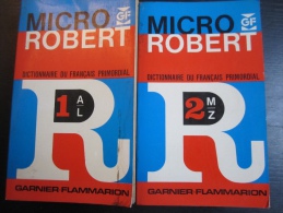 Micro Robert : 2 Tomes, Garnier Flammarion - 1973 - Diccionarios