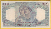 BILLET FRANCAIS - 1000 Francs Minerve Et Hercule 21.2.1946 SUP+ - 1 000 F 1945-1950 ''Minerve Et Hercule''