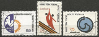 Turkish Cyprus 1978 - Mi. 60-62 O, National Hope | Dove | Peace | People | Symbols - Gebraucht