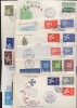 CEPT 1961  Anno Completo 17 Buste FDC - Años Completos