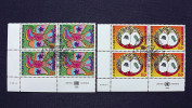 UNO New York 718/9 Sc 686/7 Yv 706/7 Oo/FDC-cancelled EVB ´C´,Friedensappell - Used Stamps