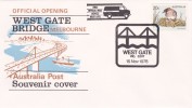 Australia 1978 Official Opening West Gate Bridge Melbourne Souvenir Cover - Brieven En Documenten