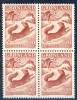 #Greenland 1966. Michel 66 In Bloc Of 4. MNH(**)/ MH(*). A Single Item Is Hinged! - Unused Stamps