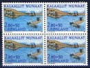 #Greenland 1986. Michel 164 In Bloc Of 4. MNH(**) - Unused Stamps