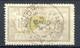 Alexandrie 1902-03 Tipo Merson Sovrastampato N. 31 Fr 1 USATO Catalogo € 4,75 VARIETA' SENZA COLORE - Sonstige & Ohne Zuordnung