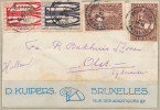 054/24 -  Lettre 4 X TP Orval BRUXELLES 1928 Vers OLST Holland - TARIF PREFERENTIEL NL EXACT 1 F 50 - Other & Unclassified
