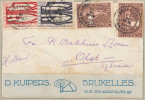 054/24 -  Lettre 4 X TP Orval BRUXELLES 1928 Vers OLST Holland - TARIF PREFERENTIEL NL EXACT 1 F 50 - Autres & Non Classés