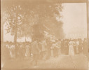 Photo 1900 PARIS - Une Avenue, Tramway, Omnibus? (A129) - Altri & Non Classificati