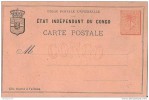 Etat Independant Du Congo : Briefkaart - Carte Postale  /  Nieuw   15 Cent - Postwaardestukken