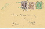 065/24 - Entier Postal Houyoux + TP Houyoux SPA 1927 Vers HAARLEM NL - TARIF EXACT 1 F - Briefkaarten 1909-1934