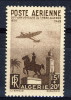 Algeria Posta Aerea 1949 Anniversario Francobolli Algerini N. 13 Fr. 15+20  MNH Catalogo € 5,75 - Luchtpost