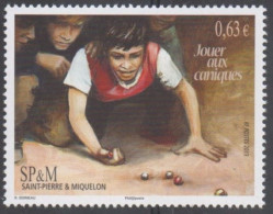 SAINT-PIERRE Et MIQUELON - Enfants - Jeu  - Jouer Aux Graines De Caniques - Enfants Jouant - - Neufs