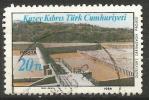 Turkish Cyprus 1986 - Mi. 192 O, Güzelyurt Dam | Diversion Project | Developments | Dams - Usados