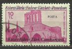 Turkish Cyprus 1987 - Mi. 199 O, Monastery, Girne | Monuments | Tourism | Overprint - Gebruikt
