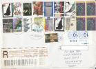 PAINTING, MOVIE, SEAL, BIRDS, EUROPA CEPT, ARCHAEOLOGY, STAMPS ON REGISTERED COVER, 2010, NETHERLANDS - Lettres & Documents