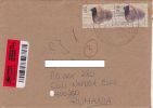 ARCHAEOLOGY, STAMPS ON REGISTERED COVER, 2010, ARGENTINA - Briefe U. Dokumente