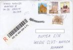 CHURCH, GNIEZNO TOWN, FARMHOUSE, CAPRICORN HOROSCOPE SIGN, STAMPS ON REGISTERED COVER, 2011, POLAND - Brieven En Documenten