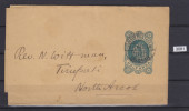 INDIA 1901, NEWSPAPER WRAPPER, SENT ON 24. AUG.1901, TO TIRUPATI, HALF ANNA, See Scans - 1882-1901 Keizerrijk