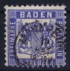 Baden Mi Nr 19 Aa   Used 1862 - Afgestempeld