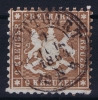 Württemberg Mi Nr  28   Yv 28 A 1863 Used - Gebraucht