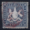 Württemberg Mi Nr 35 B   Yv  33 1868 Used  Rotstempel - Used