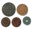 5 Monnaies Luxembourg 1854-1930. Bronze, Zinc - Luxemburg
