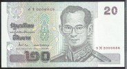 Thailand 20 Baht 2003 P109 Sign 10 UNC - Tailandia